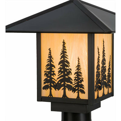 Meyda Lighting 12"Sq Seneca Tall Pines Post Mount 156411
