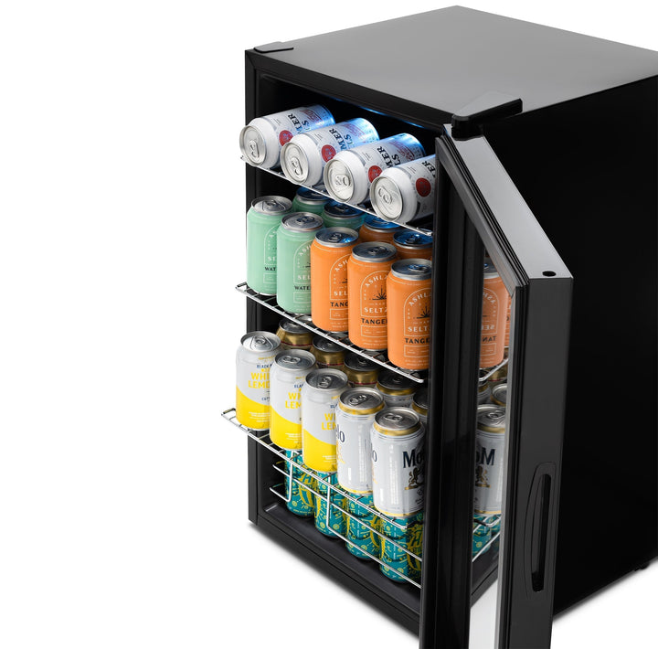 Newair Limited Edition Anniversary Series 100 Can Beverage Fridge (NBCA20BK00)