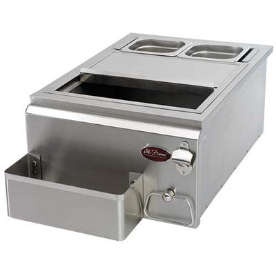 Cal Flame 18-inch Built-In Cocktail Center with Ice Bin Cooler BBQ11842P-18