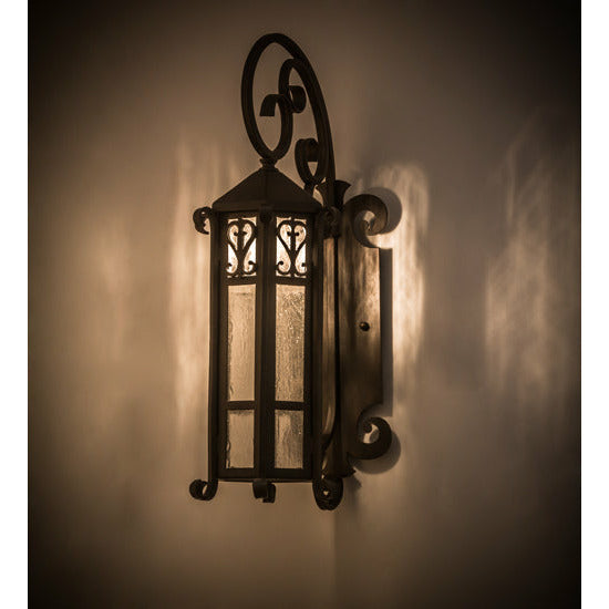 Meyda Lighting 9"W Caprice Lantern Wall Sconce 183284
