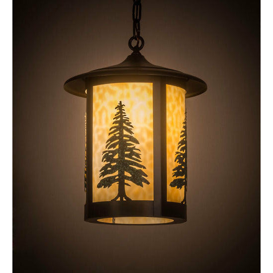 Meyda Lighting 14"W Fulton Tall Pines Pendant 184304