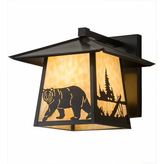 Meyda Lighting 12" Wide Stillwater Lone Bear Wall Sconce 184742