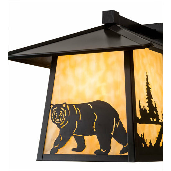 Meyda Lighting 12" Wide Stillwater Lone Bear Wall Sconce 184742