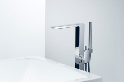 TOTO GR Single-Handle Freestanding Tub Filler Faucet in Polished Chrome