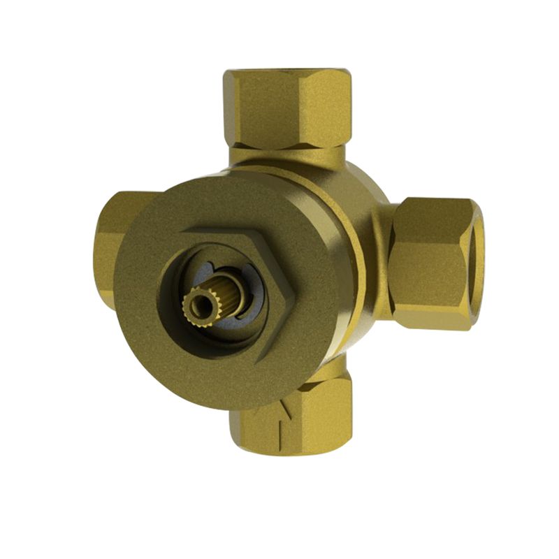 TOTO Three-Way Shower Diverter Valve in Brass