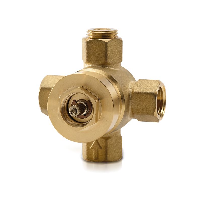 TOTO Two-Way Shower Diverter Valve with Off in Brass