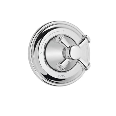 TOTO Vivian Shower Control Trim Cross Handle in Polished Chrome