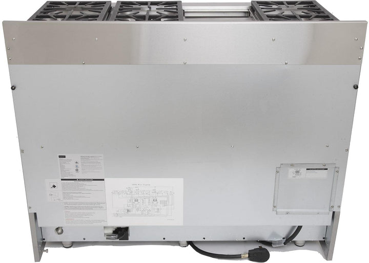 Kucht Professional 48 in. Natural Gas Burner/Electric Oven 6.7 cu ft. Range with Color Knobs, KRD486F / KRD486F/LP