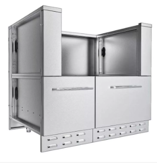 Sunstone 37" Hybrid Pellet Grill Base Cabinet | SAC37HGDC