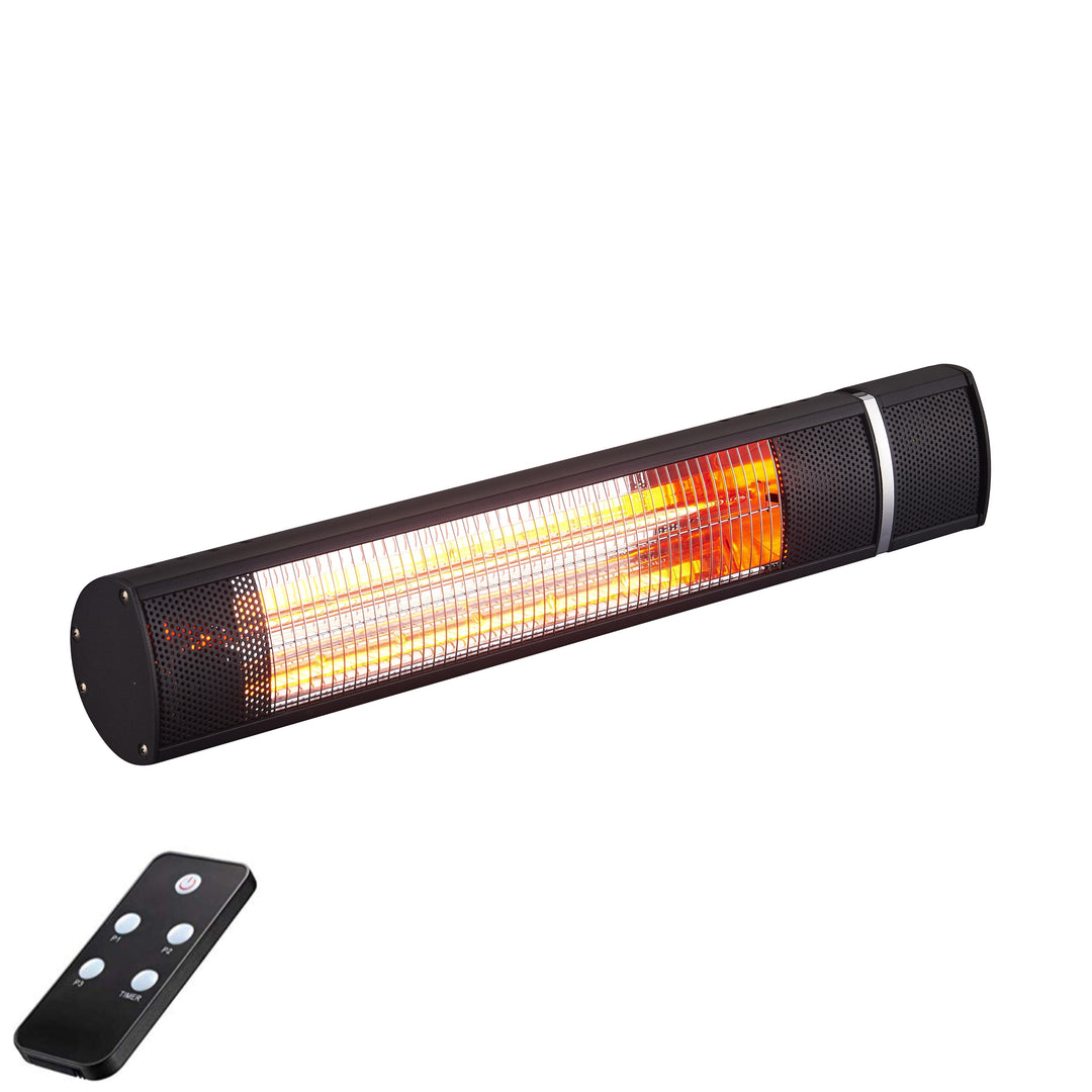 RADtec G15R - 25" Golden Tube Infrared Radiant Patio Heater, 1500W Electric Heater(G15-IR-GEN-SRS)