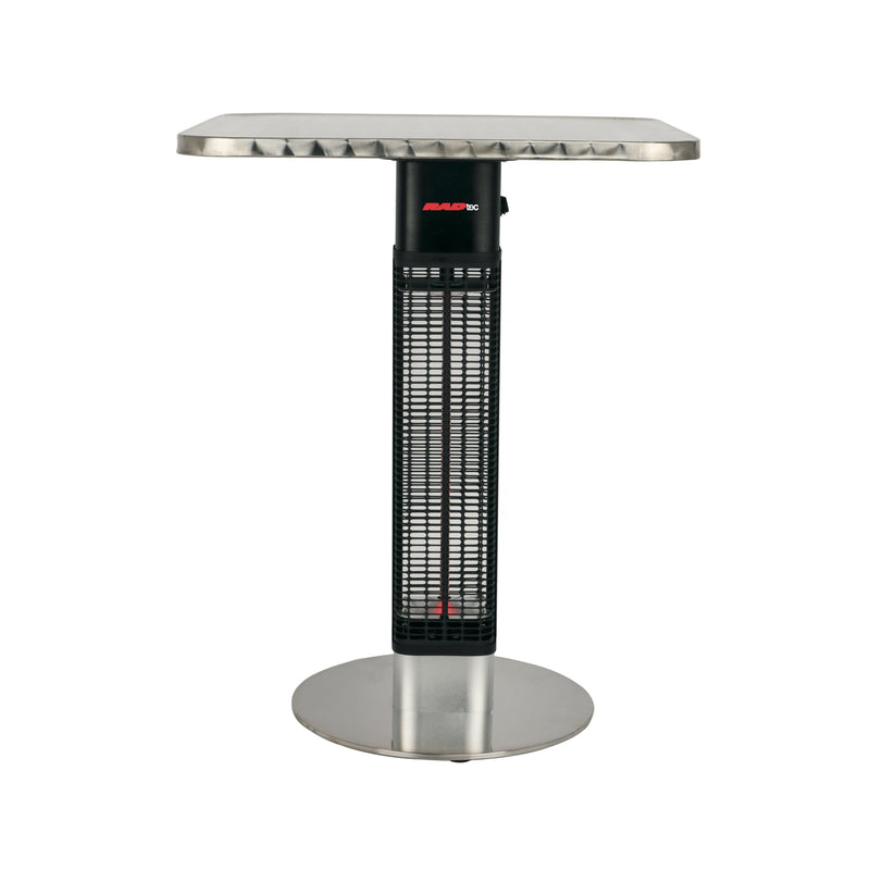 RADtec SBT-15S - Infrared Small Bistro Square Top Table Heater, 1500W Electric Heater (15S-IR-SML-BST)