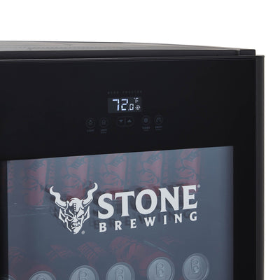 Newair Arrogant Bastard 125 Can Beer Froster Beverage Refrigerator with Fast Frosting Modes, Chilly 23 Degree Temperature Frosts Ales, Lagers, IPAs, and More. (SBF125AB00)