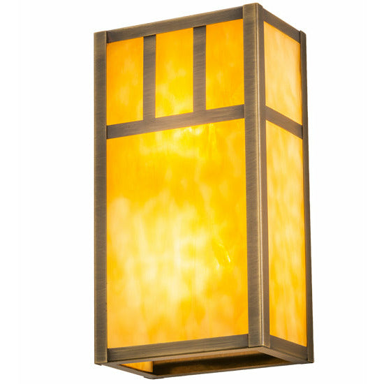 Meyda Lighting 6.5" Wide Hyde Park Double Bar Mission Wall Sconce 201300