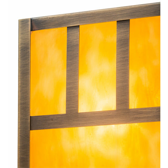 Meyda Lighting 6.5" Wide Hyde Park Double Bar Mission Wall Sconce 201300