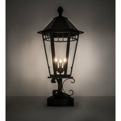 Meyda Lighting 14" Wide Yorkshire Lantern Post Mount 205328