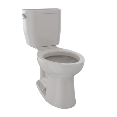 TOTO Entrada Elongated 1.28 gpf Two-Piece Toilet in Sedona Beige