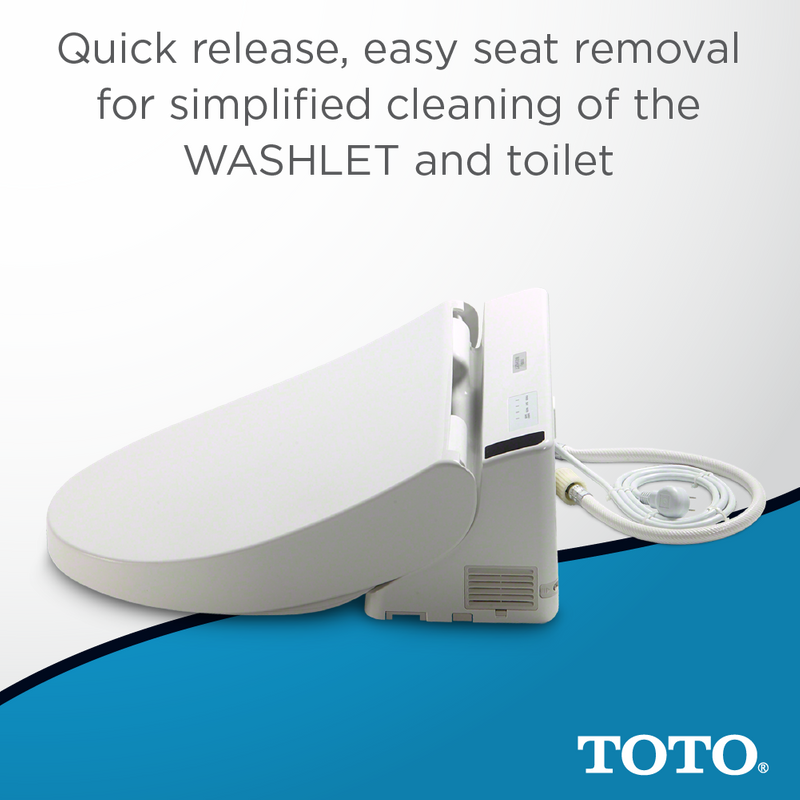 TOTO Washlet C200 Round Electronic Soft-Close Bidet Seat in Sedona Beige