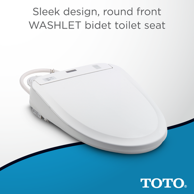 TOTO Washlet S350e Round Electronic Bidet Seat in Sedona Beige