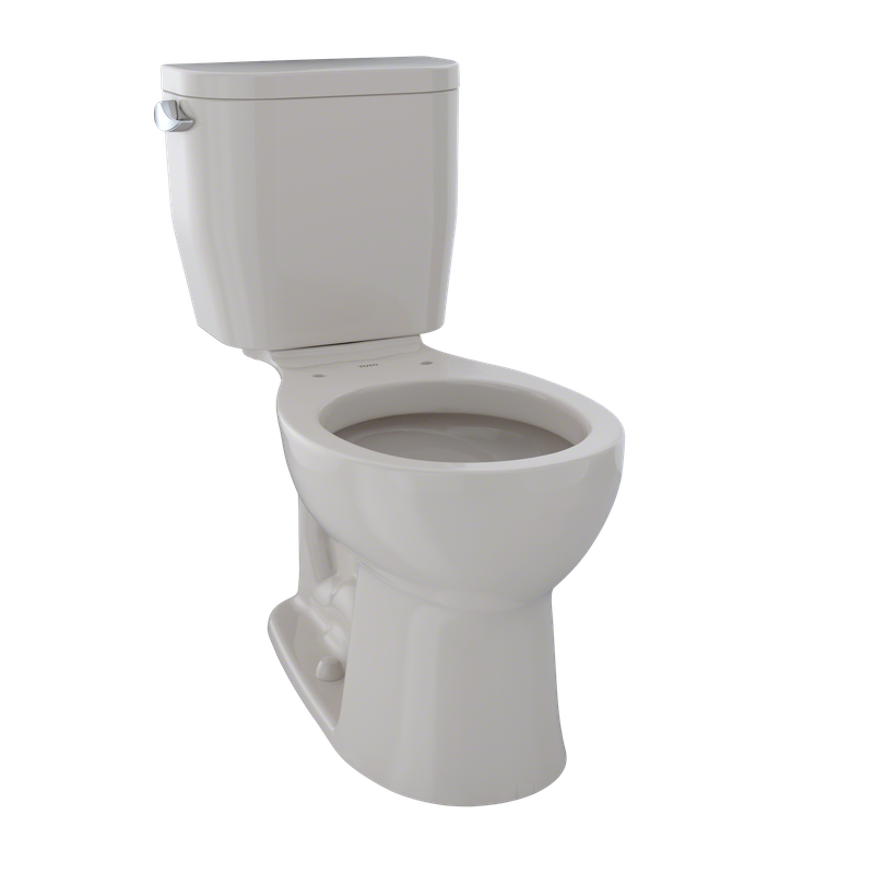 TOTO Entrada Round 1.28 gpf Two-Piece Toilet in Sedona Beige