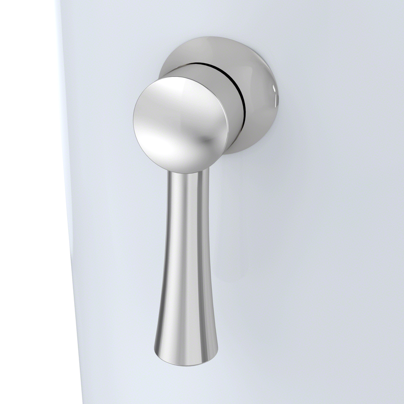 TOTO Trip Lever Push Button in Polished Nickel