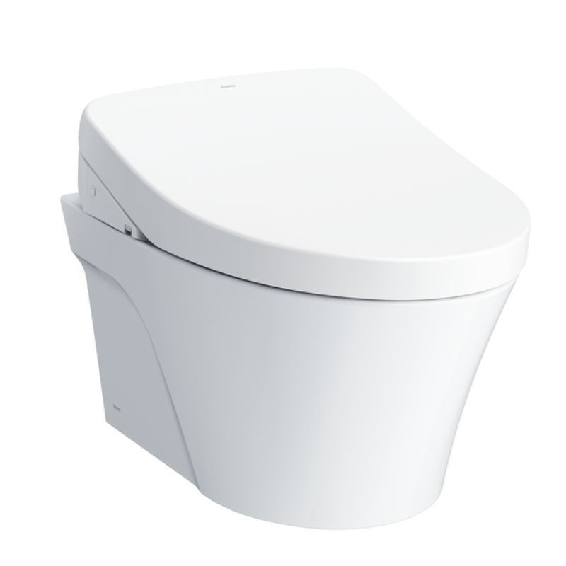 TOTO AP Elongated Washlet+ S550e Wall-Hung Toilet, 1.28GPF & 0.9GPF - CWT4263046CMFG