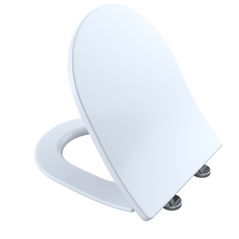 TOTO D-Shape SoftClose Slim Toilet Seat in Cotton White