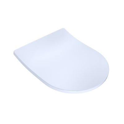 TOTO D-Shape SoftClose Slim Toilet Seat in Cotton White