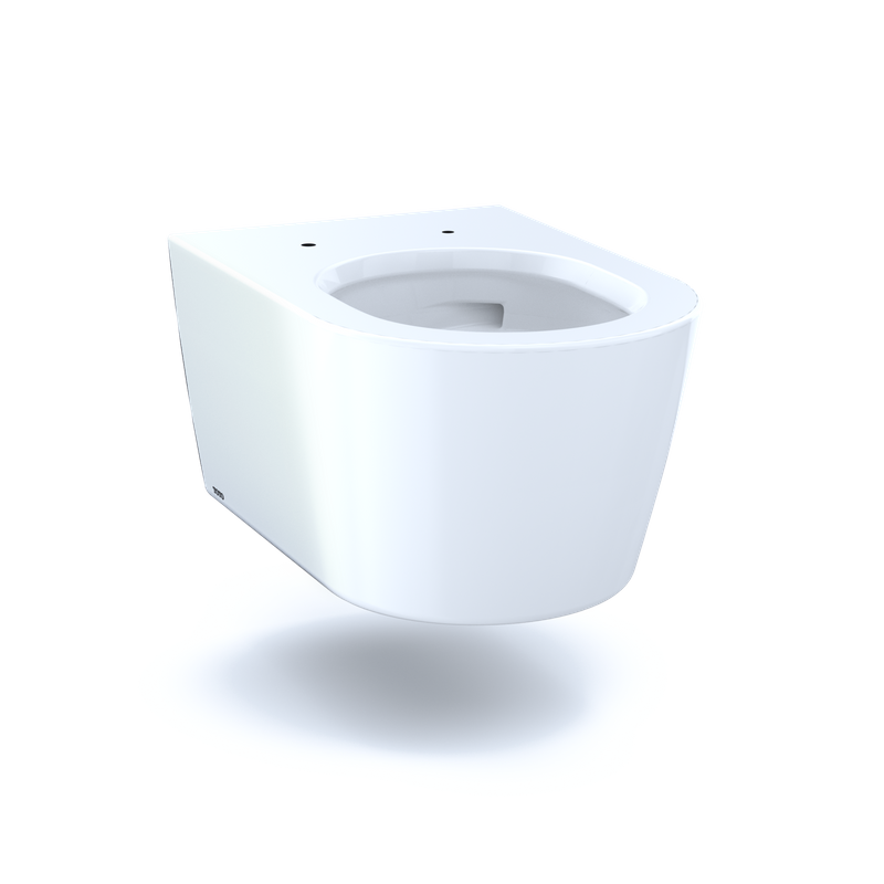 TOTO RP D-Shape 0.9 gpf & 1.28 gpf Wall-Hung Toilet in Cotton White