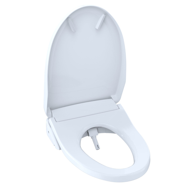 TOTO Washlet+ S500e Elongated Electronic Classic Bidet Seat with Auto Flush in Cotton White