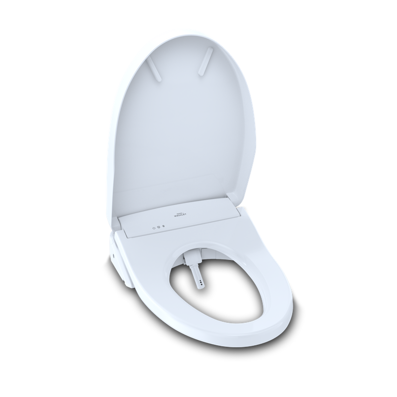 TOTO Washlet+ S500e Elongated Electronic Contemporary Bidet Seat with Auto Flush in Cotton White