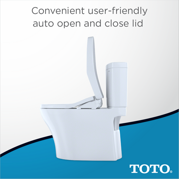 TOTO Washlet S550e Elongated Electronic Classic Bidet Seat in Cotton White