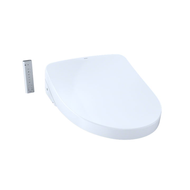 TOTO Washlet+ S550e Elongated Electronic Contemporary Bidet Seat in Cotton White