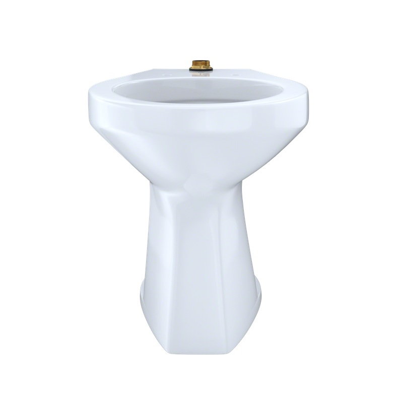 TOTO Commercial Flushometer Elongated Bowl Floor-Mounted Toilet, CeFiONtect Ceramic Glaze Available, 1.0/1.28/1.6 GPF - CT705UN