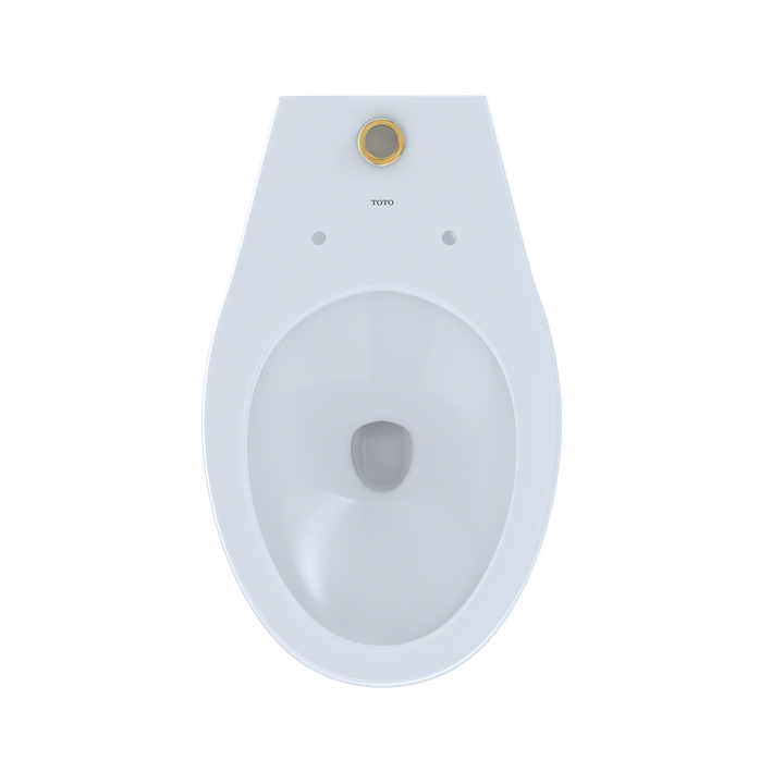 TOTO Commercial Flushometer Elongated Bowl Floor-Mounted Toilet, CeFiONtect Ceramic Glaze Available, 1.0/1.28/1.6 GPF - CT705UN