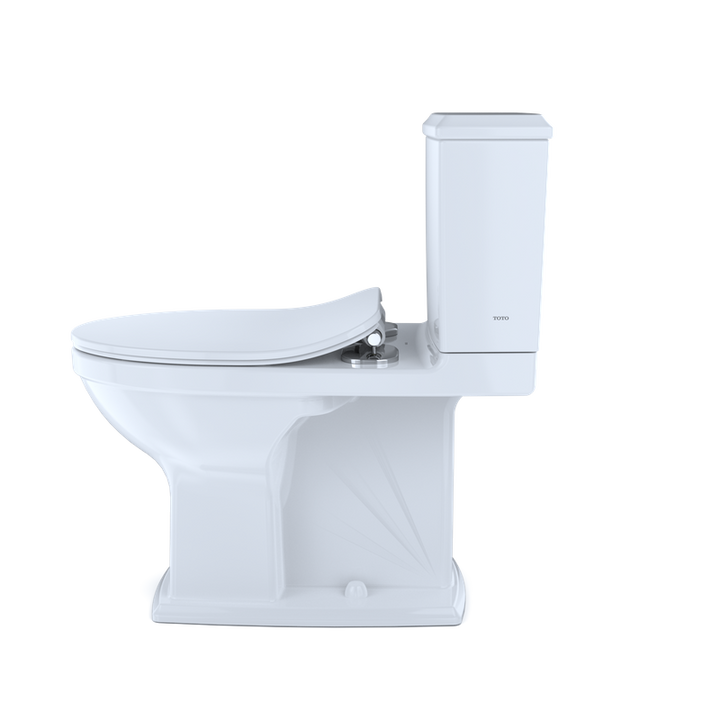 TOTO Connelly Elongated 0.9 gpf 1.28 gpf Two-Piece Toilet in Cotton White