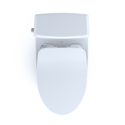 TOTO Connelly Elongated 0.9 gpf 1.28 gpf Two-Piece Toilet in Cotton White