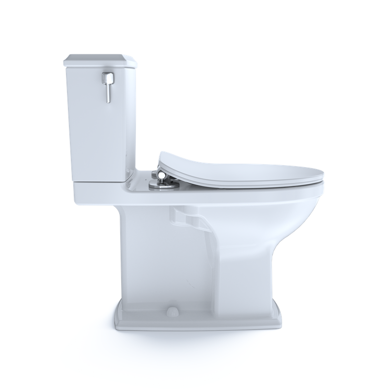 TOTO Connelly Elongated 0.9 gpf 1.28 gpf Two-Piece Toilet in Cotton White