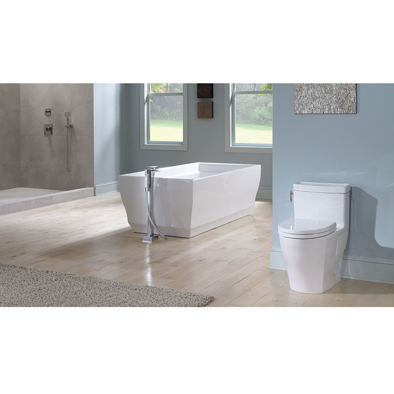 TOTO Aimes Elongated One-Piece High-Efficiency Toilet, 1.28 GPF - MS626124CEFG