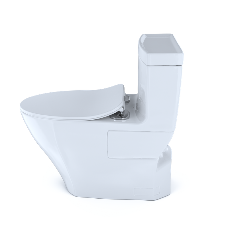 TOTO Aimes Slim Elongated SoftClose Seat  One-Piece High-Efficiency Toilet, 1.28 GPF - MS626234CEFG