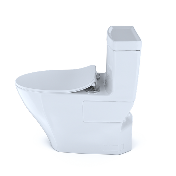 TOTO Aimes Slim Elongated SoftClose Seat  One-Piece High-Efficiency Toilet, 1.28 GPF - MS626234CEFG