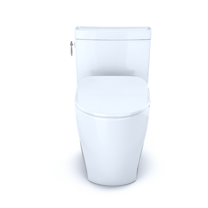 TOTO Aimes Slim Elongated SoftClose Seat  One-Piece High-Efficiency Toilet, 1.28 GPF - MS626234CEFG