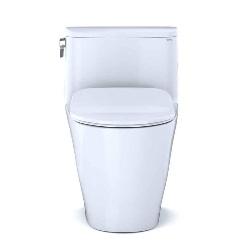 TOTO Nexus Elongated 1.28 gpf One-Piece Toilet with Slim Seat in Cotton White