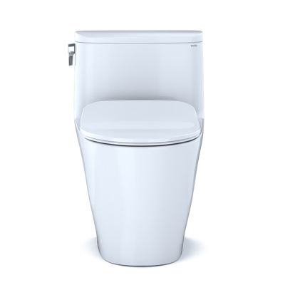 TOTO Nexus Elongated 1.0 gpf One-Piece Toilet with Slim Seat in Cotton White