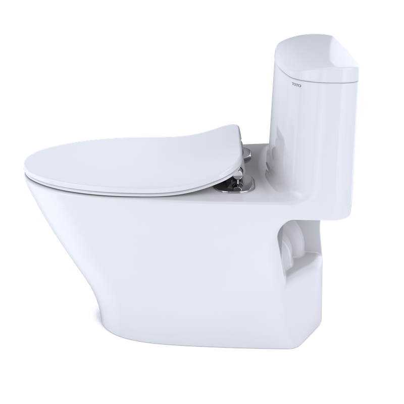 TOTO Nexus Elongated 1.0 gpf One-Piece Toilet with Slim Seat in Cotton White