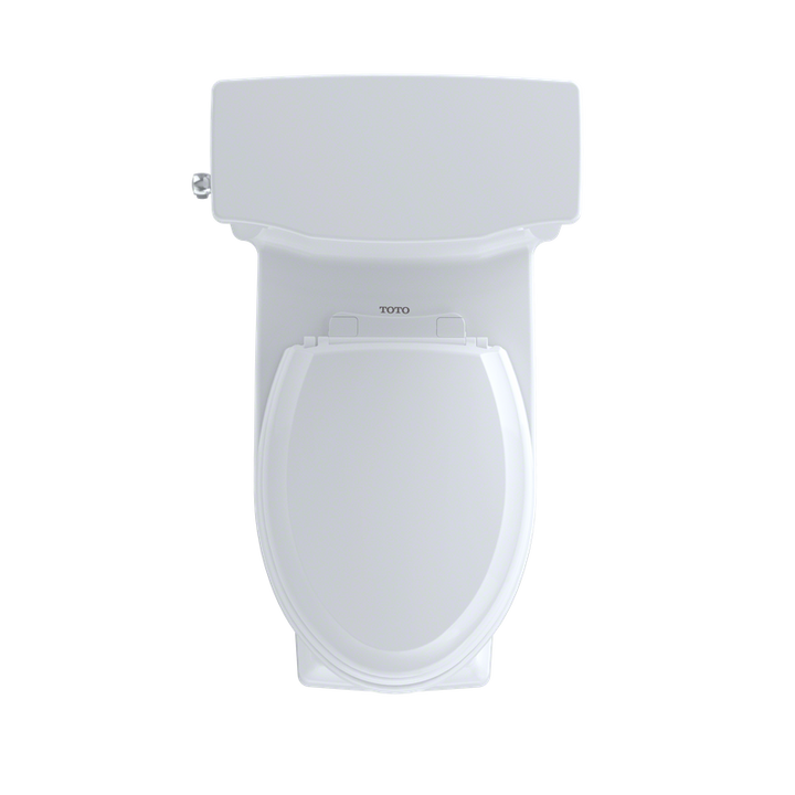 TOTO Promenade II Elongated 1.0 gpf Right Hand Lever One-Piece Toilet in Cotton White