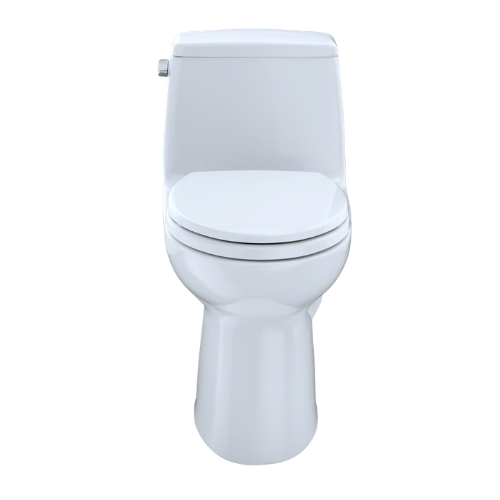 TOTO Eco UltraMax Elongated One-Piece Toilet in Cotton White with CeFiONtect