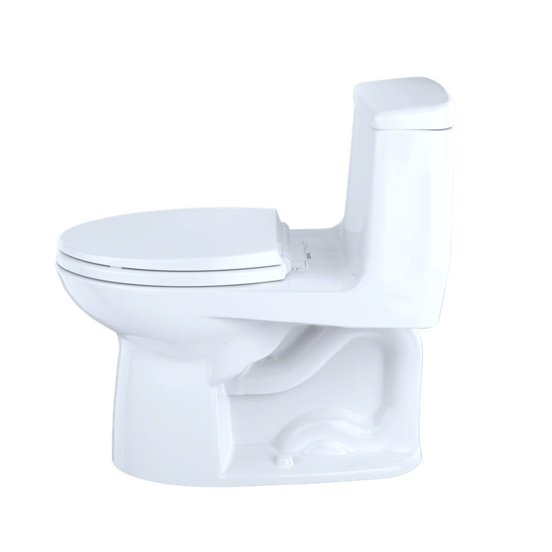 TOTO Eco UltraMax Elongated One-Piece Toilet in Cotton White with CeFiONtect