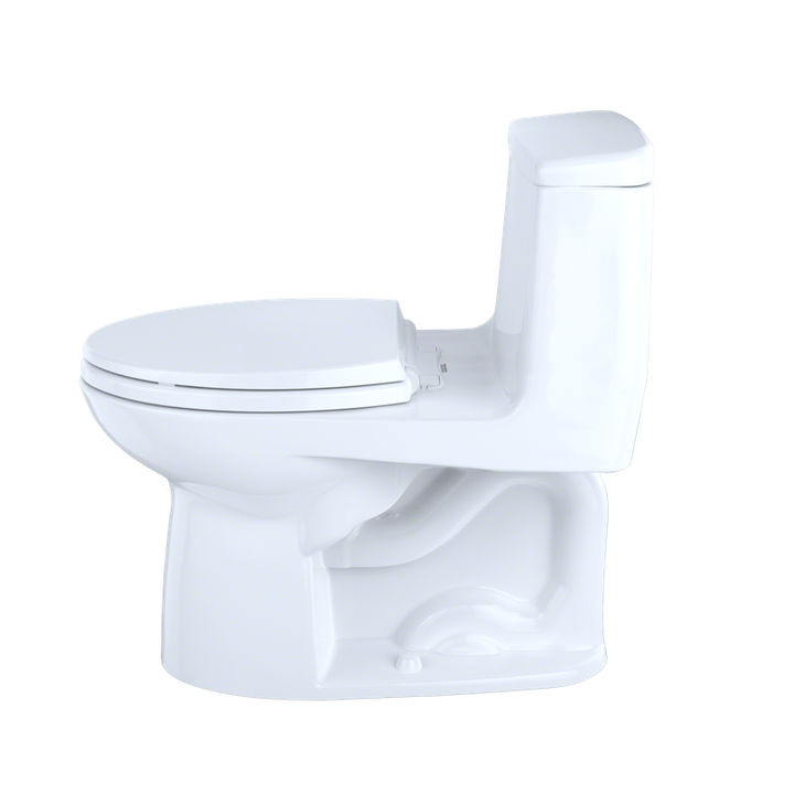 TOTO Eco UltraMax Elongated One-Piece Toilet in Cotton White with CeFiONtect