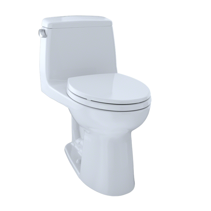 TOTO Eco UltraMax Elongated One-Piece Toilet in Cotton White with CeFiONtect - ADA Height