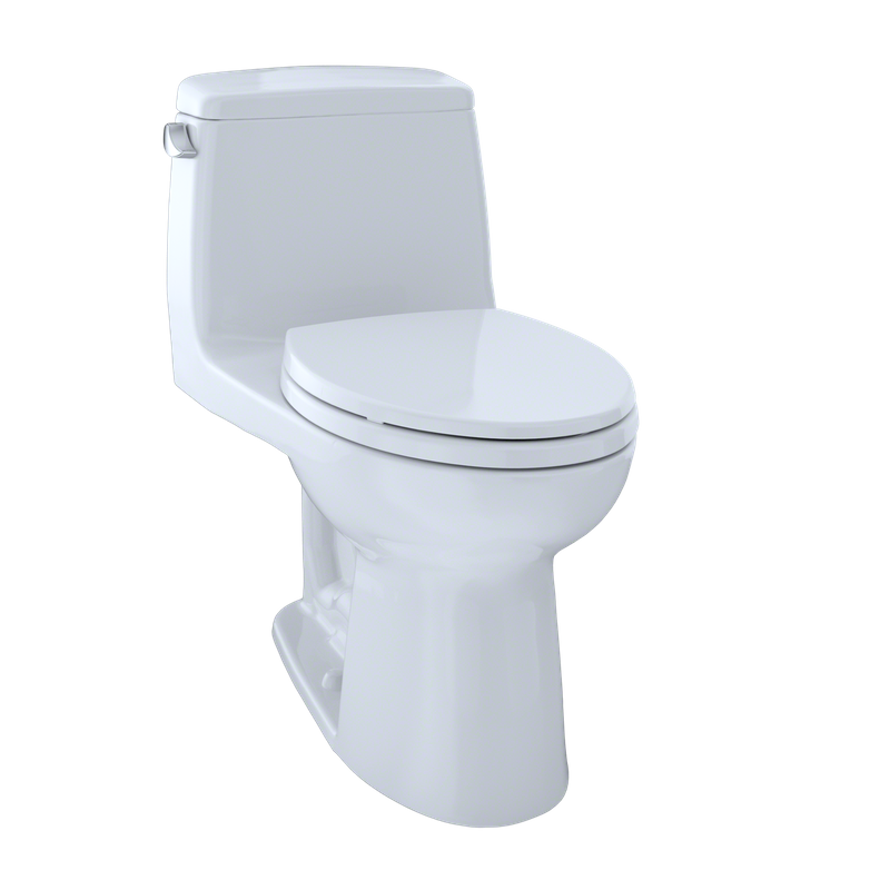TOTO Eco UltraMax Elongated Right Hand Lever One-Piece Toilet in Cotton White - ADA Height